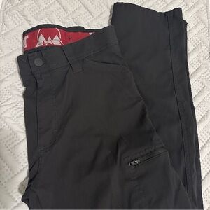 Wrangler Black Cargo Pants 32x30